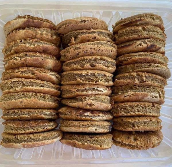 Mini panqueques de cafe